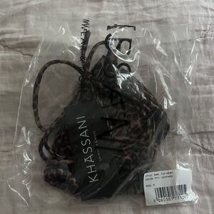 Khassani Lila Top in Leopard